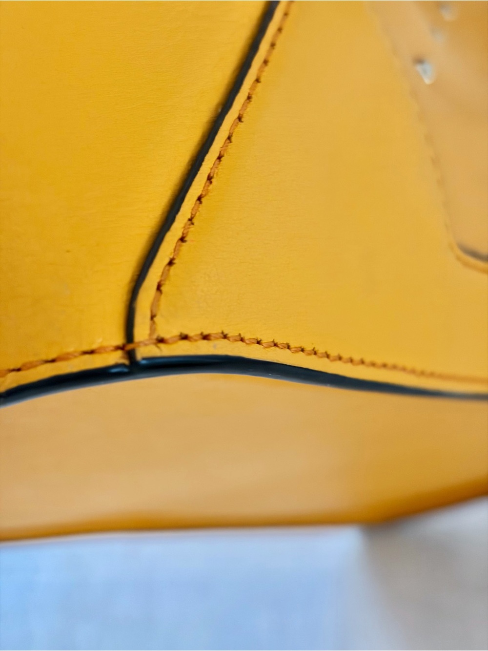 MCM Yellow Studded Leather Shoulder Bag with Pink MCM Wallet - Picture 9 of 16